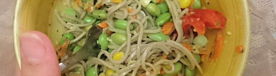 Edamame soba salad :: LivingFODMAP